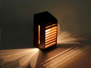 TINK441 - Solar Powered aluminium Outdoor wall Lamp by Les Jardins® - view 3